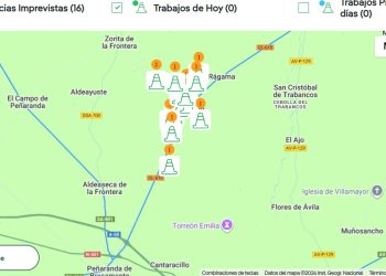 Paradinas de San Juan y Rágama sin luz desde mediodía y hasta las 20:00 horas: Iberdrola informa de 16 incidencias en la zona