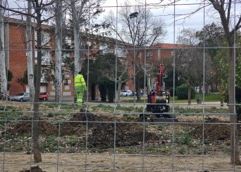 Peñaranda retoma las obras del parque de Los Jardines un año después de su inicio con una segunda fase de la remodelación