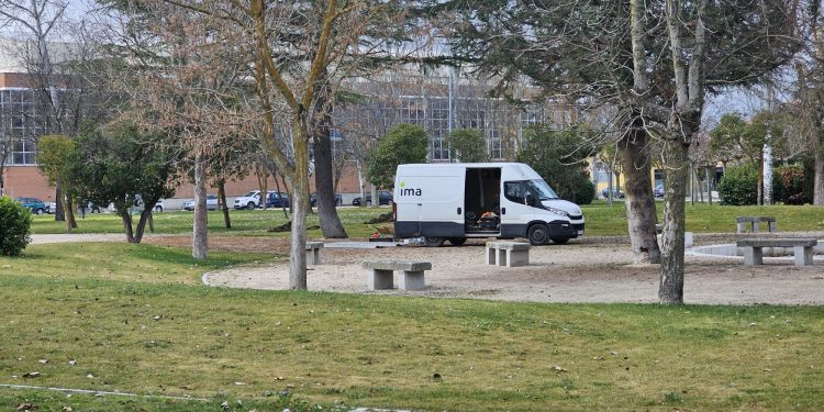 Peñaranda retoma las obras del parque de Los Jardines un año después de su inicio con una segunda fase de la remodelación