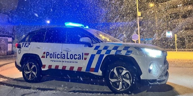 Alerta ante la intensa nevada en Peñaranda y Comarca: la Policía Local pide evitar desplazamientos salvo en casos imprescindibles