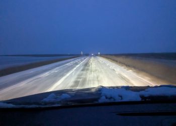 Problemas con el hielo en la calzada de la SA-810 en el tramo desde Villoria al cruce de Riolobos: los conductores alertan