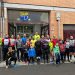 El triatlón anima la mañana en Peñaranda reuniendo a niños y mayores en una actividad a beneficio del Banco de Alimentos