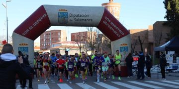 Roberto Jiménez y María José Carpio ganan la X edición de la Doble Milla Solidaria en Peñaranda en una intensa tarde deportiva