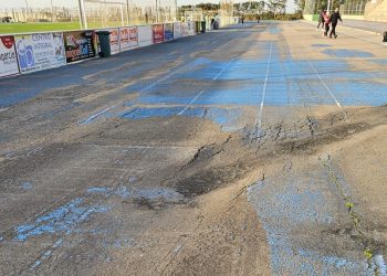 Peñaranda invertirá finalmente medio millón de euros en la pista de atletismo del polideportivo tras ampliar este año la financiación