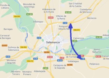 UPL vuelve a reclamar la construcción de la Ronda Este de Salamanca que permitiría unir las autovías A-62 y A-50