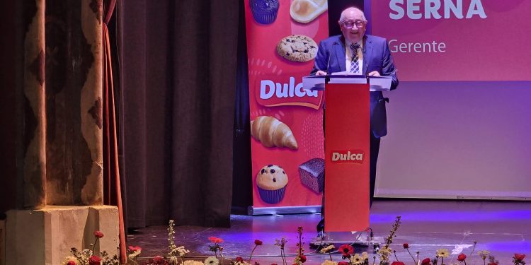 César Serna en la V gala anual de Dulca en Peñaranda: «gracias al esfuerzo y trabajo de todos somos un gran equipo de Primera División en la alimentación, no lo dudéis ni olvidéis»