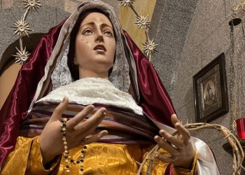 Nuestra Señora de las Lágrimas viste ya de hebrea en Peñaranda de cara al tiempo litúrgico de la Cuaresma que empieza mañana