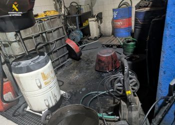 La Guardia Civil desmanteló trece talleres ilegales de reparación de vehículos en la provincia durante el pasado año 2025