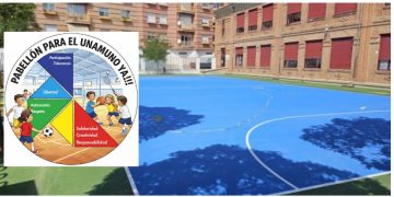 228 firmas en un día para apoyar la petición de un espacio techado para Educación Física en el colegio Unamuno en Peñaranda