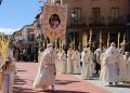 La procesión de los Ramos abre la Semana Santa en Peñaranda en un primer desfile marcado por el intenso frío a pesar del sol