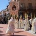 La procesión de los Ramos abre la Semana Santa en Peñaranda en un primer desfile marcado por el intenso frío a pesar del sol