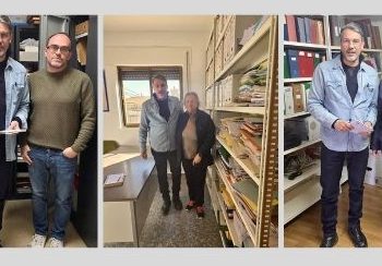 El diputado Ángel Peralvo visita los archivos municipales de Poveda de las Cintas, Cordovilla y Santiago de la Puebla