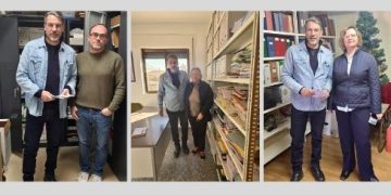 El diputado Ángel Peralvo visita los archivos municipales de Poveda de las Cintas, Cordovilla y Santiago de la Puebla