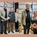 El diputado de Educación y Patrimonio Documental, Ángel Peralvo, visita los Archivos Municipales de Alconada y Villoruela