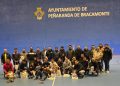 El torneo de frontenis concluye en Peñaranda con gran éxito y con la entrega de trofeos a los ganadores en el pabellón cubierto