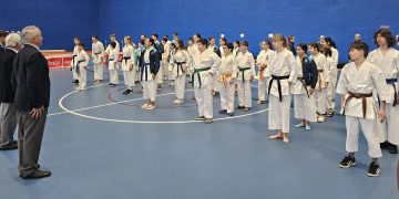 La IV edición del Open de Karate «Ciudad de Peñaranda» reúne a 123 participantes en una intensa jornada deportiva en el pabellón