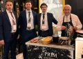 Prim presenta en la Alimentaria de Barcelona el Mejor Jamón de bellota ibérico de España llevando Macotera por bandera