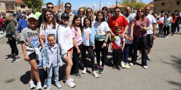 Los pueblos de Las Villas caminan en la Marcha Solidaria que ha finalizado en Babilafuente con el tradicional manifiesto