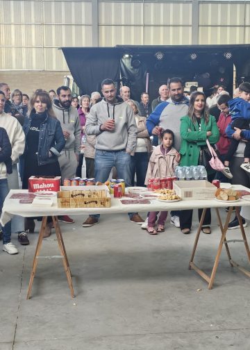 Aldeaseca de la Frontera da inicio a sus fiestas patronales con un gran convite y vivas a San Isidro Labrador, al pueblo y a España