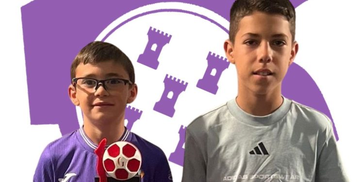 La Federación de Fútbol de Castilla y León premia el trabajo de dos jugadores del Peñaranda, máximos goleadores en sus categorías