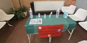 El centro de salud de Peñaranda recuerda la importancia de la higiene de manos en la prevención de las infecciones