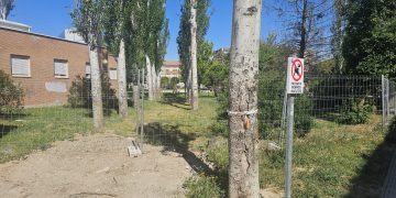 El PSOE pregunta a la Junta cuándo pretende rehabilitar la parte del parque Los Jardines de Peñaranda que es de su competencia