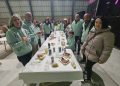 Aldeaseca de la Frontera comparte en el frontón una cena a base de parrillada en la penúltima jornada de las fiestas de San Isidro