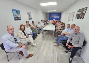 Frente común de alcaldes y concejales del PP para exigir más seguridad en los municipios de Peñaranda y Las Villas