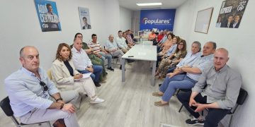 Frente común de alcaldes y concejales del PP para exigir más seguridad en los municipios de Peñaranda y Las Villas