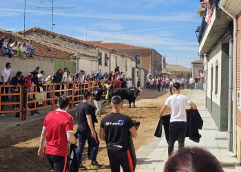 Romero y Giraldón llevan la emoción a las calles de Cantalpino en la IX edición del Toro de San Isidro con gran respuesta del público