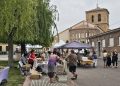 Intensa jornada festiva en Villar de Gallimazo con mercado artesanal, convite y baile ofrecido por los mayordomos del Cristo