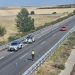 Un accidente de moto en la A-50, a su paso por Peñaranda, deja herida a su conductora, que ha sido trasladada al Hospital
