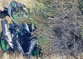 Un accidente de moto en la A-50, a su paso por Peñaranda, deja herida a su conductora, que ha sido trasladada al Hospital