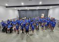 La gran «familia» de Aerscyl elige Huerta para disfrutar de una jornada de confraternidad con actividades y comida en el albergue