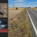 Piedras de gran tamaño en la carretera de Aldeaseca colocadas de forma intencionada provocan un accidente con daños a un turismo