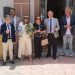 Manuel y Mónica celebran su boda en el Ayuntamiento de El Campo de Peñaranda y reciben las felicitaciones de todo el pueblo