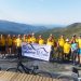 El club de senderismo Camino el Cristo, de Alaraz, disfruta de una ruta por el entorno abulense de las Cuevas del Águila