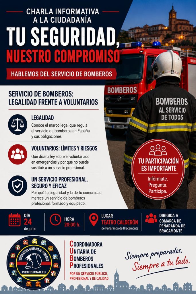cartel charla informativa Penaranda