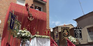 La Hermandad de Cofradías de Peñaranda anima a engalanar ventanas y balcones para la procesión del Corpus Christi