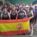 El club Cubino Bikes hace parada en Los Álamos Gastrolab de Peñaranda y calienta motores para animar esta tarde a la Roja