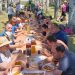 Acopedis celebra el verano con una paella de confraternidad en las piscinas de Peñaranda que une a usuarios y personal