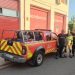 Tres bomberos peñarandinos se suman al retén de la Diputación para combatir los incendios que asolan la provincia de Ávila