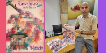 El «Chupinazo», obra de Alberto Alfayate Reyero, anunciará las Ferias y Fiestas de Peñaranda en un cartel con la esencia local