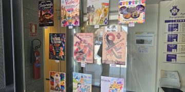 Los 10 carteles que han optado a anunciar las Ferias y Fiestas de Peñaranda pueden verse ya en el zaguán del Ayuntamiento