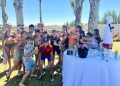 Niños y niñas de los campamentos del CID en Peñaranda celebran el triunfo de España en el Mundial con un cóctel muy divertido