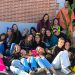 Las mozas de Cordovilla devuelven la ronda a los mozos en la mañana del último día festivo en honor de Santiago Apóstol