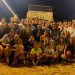 La cena de la juventud de Cordovilla anima la tercera jornada festiva con un gran ambiente en el parque Manuel Muiños
