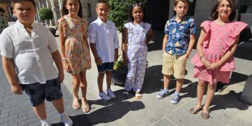 Annabella, Lucas, Ana María, Alonso, Berta y Neizan formarán este año la corte infantil de las Ferias y Fiestas de Peñaranda