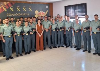 37 guardias civiles en prácticas llegan a la provincia y varios de ellos refuerzan los puestos de Peñaranda, Villoria y Cantalapiedra