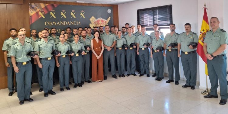 37 guardias civiles en prácticas llegan a la provincia y varios de ellos refuerzan los puestos de Peñaranda, Villoria y Cantalapiedra